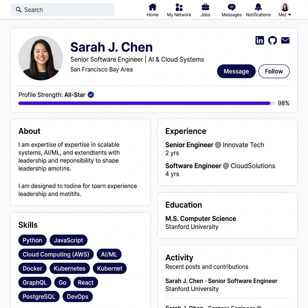 We Build Your Profile